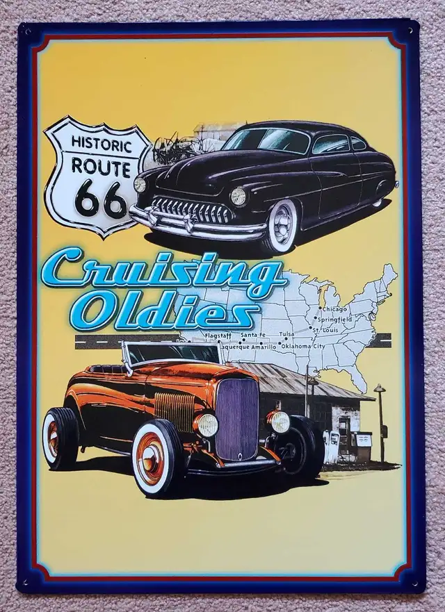 Route 66 Metal Signs  in Arts & Collectibles in Edmonton - Image 10