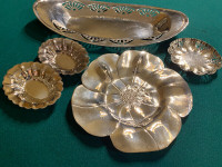 VARIOUS SILVER PLATED DISHES