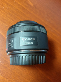 Canon EF 50mm f/1.8 STM Lens mint condition