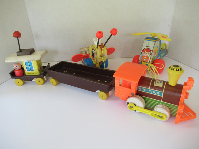 Vintage Fisher Price Pull Toys in Arts & Collectibles in Sudbury