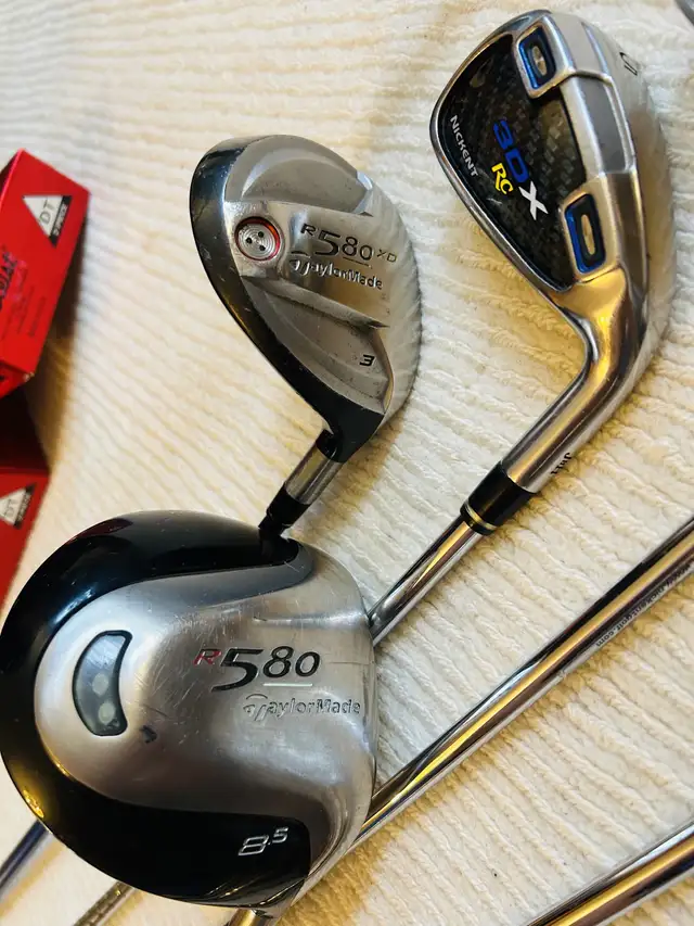 Nickent 3DX RC/TaylorMade R580 Golf Club Set (Right Hand, Adult) in Golf in Mississauga / Peel Region - Image 7