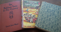 3 Old Bobbsey Twins Books by Laura Lee Hope, 3 for $15.