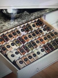 Customizable Drawer Inserts for Spices, Cutlery, Cosmetics etc..