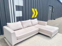 Free delivery  2 piece off White sectional sofa 