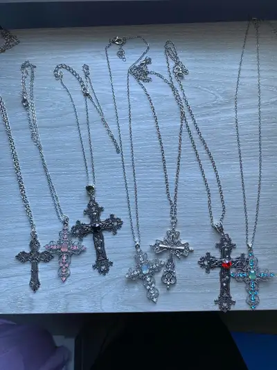 Gothic Style Cross Necklaces, View more