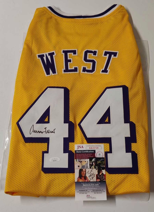 Jerry West autographed jersey, JSA certified in Arts & Collectibles in Ottawa - Image 3