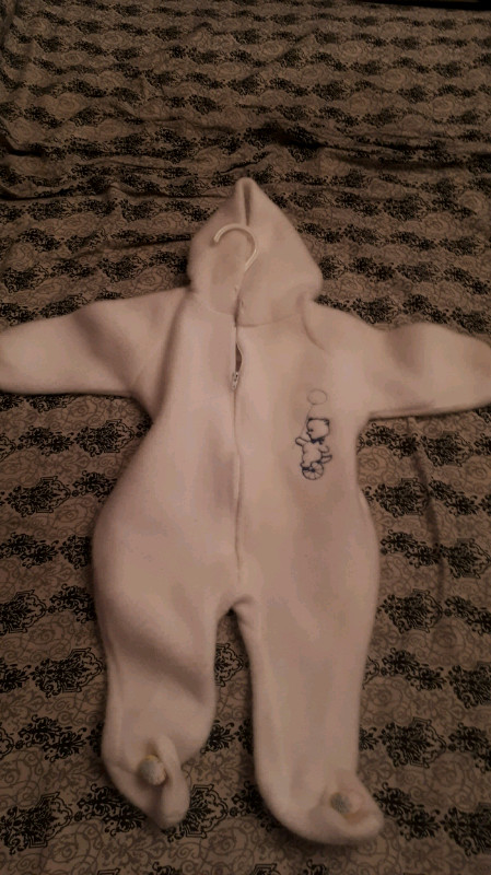 Hooded Baby Fleece Snowsuit in Clothing - 3-6 Months in Moncton