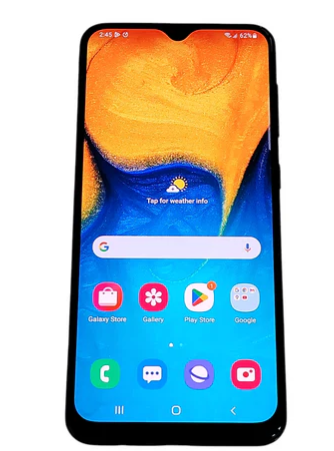 Samsung Galaxy A20 unlocked, View more