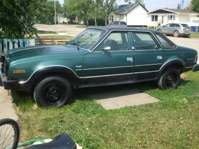 Located 1 hr south of Moose Jaw Car is complete and solid, no dents, currently Sask registered vin a...