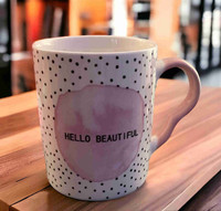 Hello Beautiful Heart Handled Mug