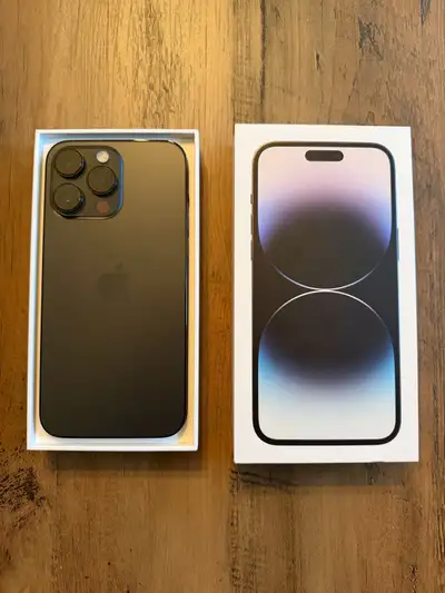 iPhone 14 Pro Max 256GB - Space Black with Accessories *mint*, View more