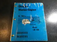 Chrysler 250 Model LM340 Marine Engine Manual Dodge 340 V8 250HP