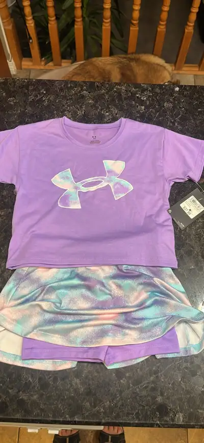 New w/tags Under Armour tshirt and skirt sz 4T, View more