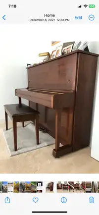 Yamaha upright piano U1E &  bench 