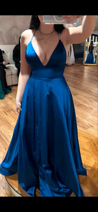 Brand New Dark Blue Prom Dress For Sale
