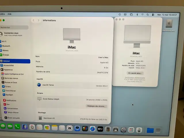 Ordinateur iMac Apple M3 in Desktop Computers in City of Montréal - Image 5