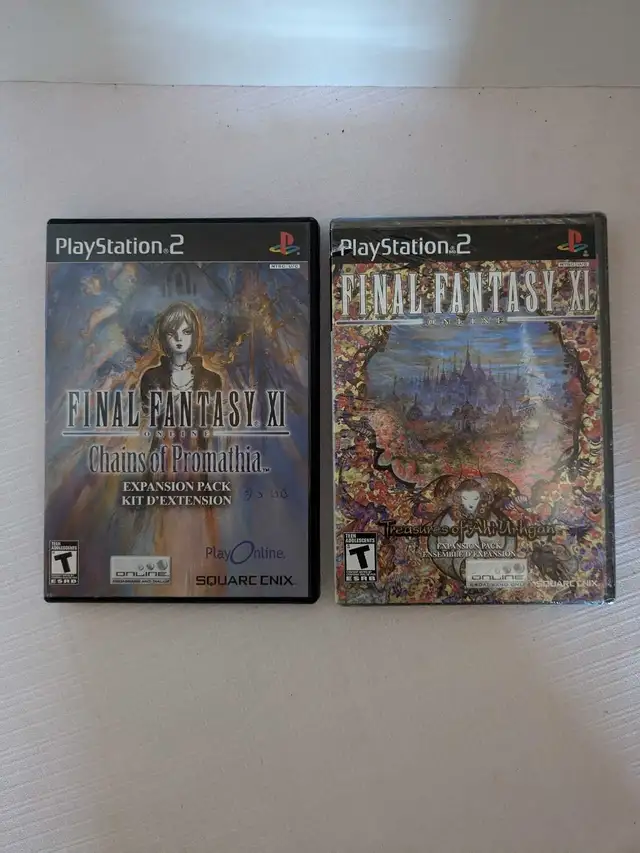 PS2 games Fantasy Chains of Promathia Treasures of Ahi Urhgan in Older Generation in Charlottetown - Image 2