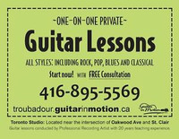 Guitar/bass lessons available St. Clair west/Oakwood ave area