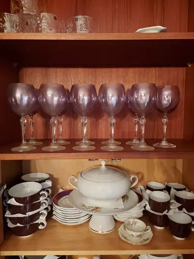 Wine Glasses--hardly used (11), View more