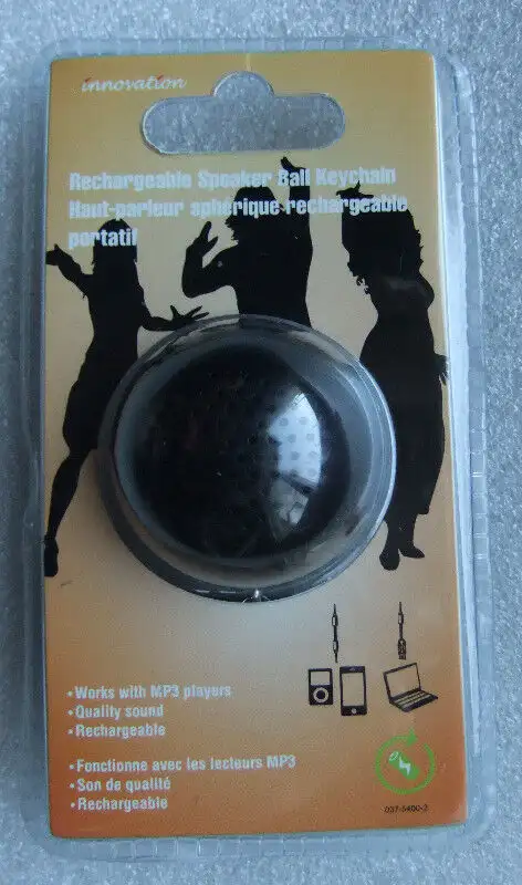 NEW Rechargeable Speaker Ball Keychain for MP3 Players,  Cell + in Speakers in Mississauga / Peel Region - Image 2