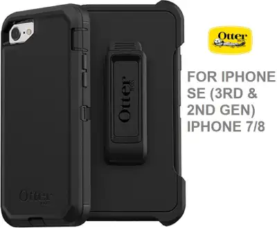 OtterBox Defender for-iPhone SE (3rd and 2nd gen) and iPhone 8/7, View more