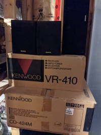 Kenwood system and Pioneer speakers