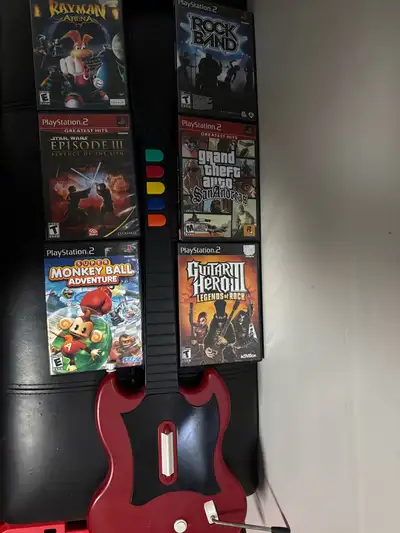 $130 obo - everything works - comes with 8 games - 2 controllers - all connections, 2 memory cards,...