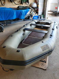 12ft zodiac inflatable boat and trolling motor