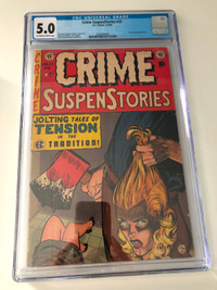 Crime SuspenStories #22 comic Classic Pre-code horror cover! CGC