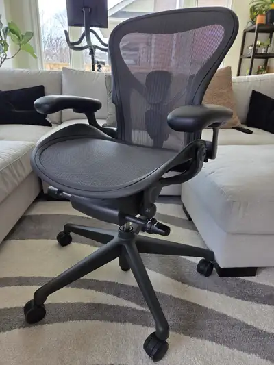 Herman Miller Aeron Remastered Chair w/ Posturefit SL (Size A), View more