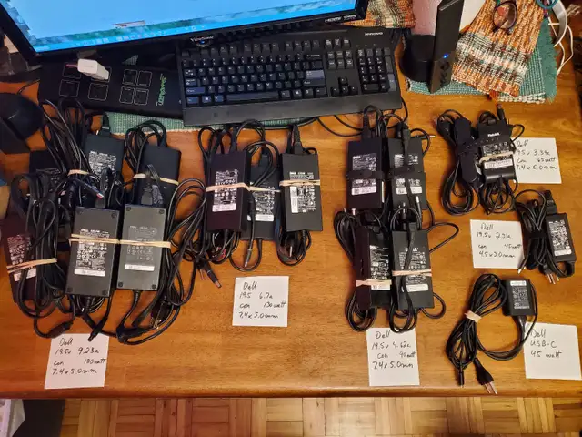 Various Dell Chargers64595457708418120