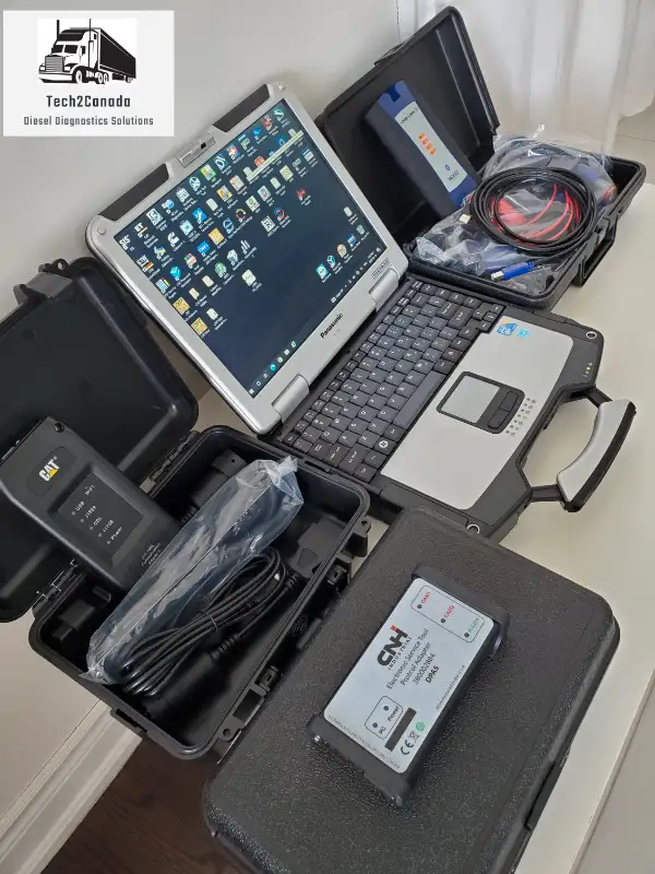 Diesel Diagnostics Truck Scanner Toughbook Laptop ON Road in Heavy Equipment Parts & Accessories in Kelowna - Image 2