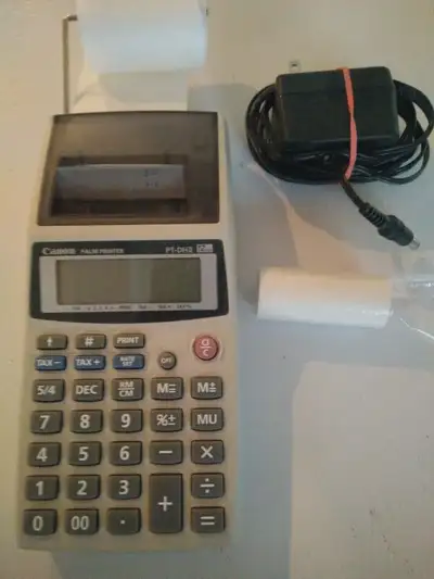 Calculatrice Canon Palm printer P1-DHII Rouleaux de papier, View more