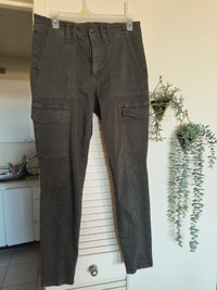 American Eagle Cargo Pants Jeans Jeggings size 12 high waisted 