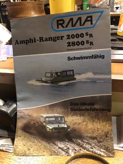 Amphibious Amphi-Ranger  truck brochure paper ephemora, View more