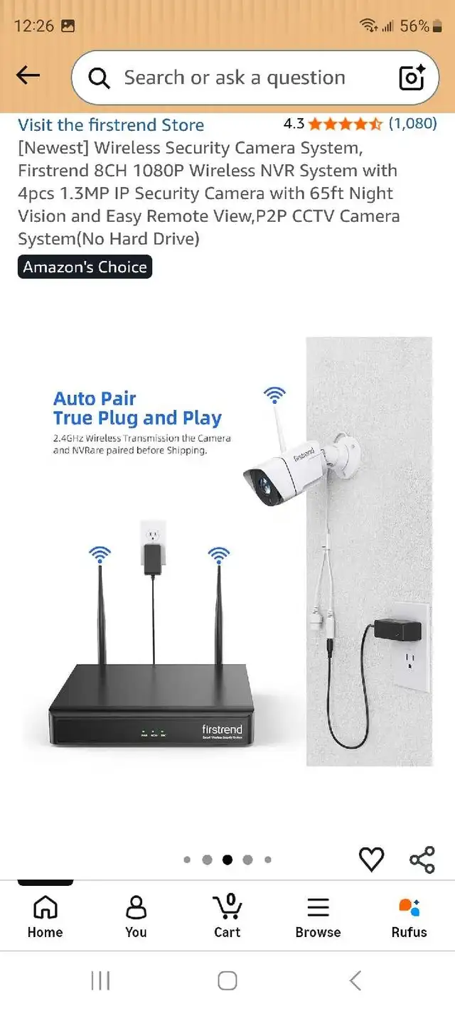 Firstrend security camera system 587819962681927682