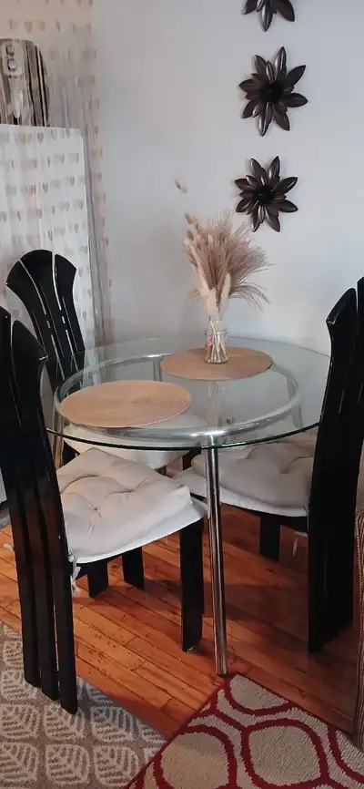 Glass Dining table, View more