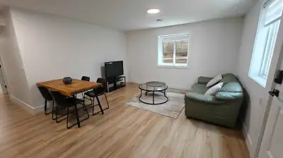 Fully furnished 2 br basement for rent