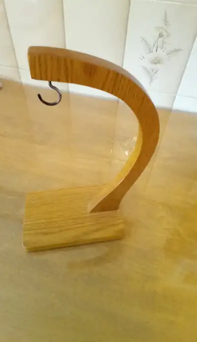 Hand Crafted Wood Banana Hanger, View more