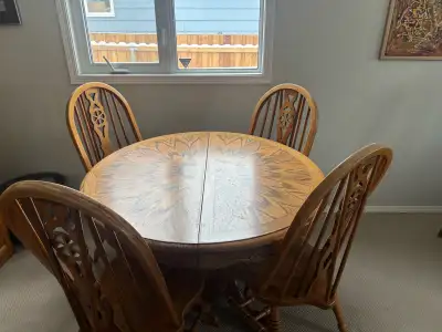 Dining room table and chia cabinet , View more