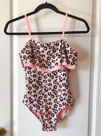 Justice Girl’s Leopard Print Swimwear ( for 8 years old ) 