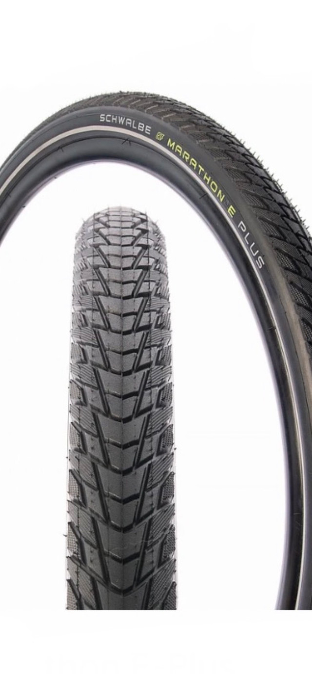 New 27.5x2.00 650B Schwalbe Marathon E-Plus E-50 Bicycle Tires in Frames & Parts in Oshawa / Durham Region