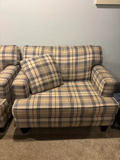 2 over sized living room chairs, View more