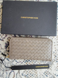 CHRISTOPHER KON CLASSIC LEATHER WALLET