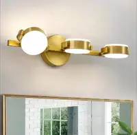 Gold 3 Light Bathroom Vanity Light **Brand New***