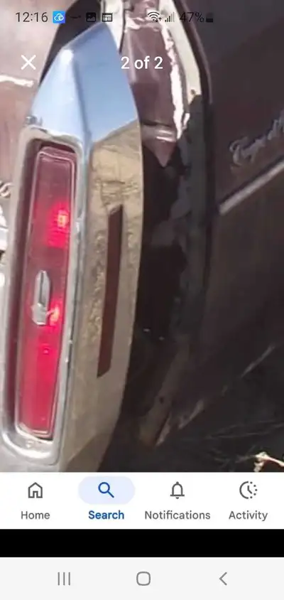 1990 to 1992 cadillac fleetwood filler panels