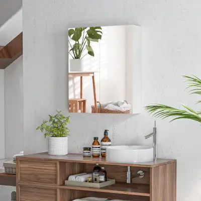 Wall Mounted Mirror Cabinet, Bathroom Medicine Cabinet with Mirr, View more