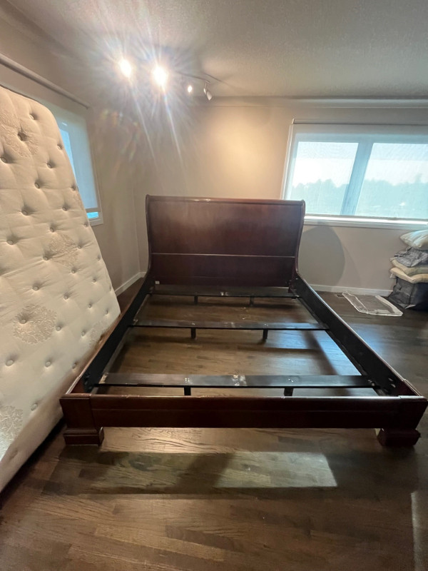 Sleigh Bed Frame King Size Beds & Mattresses Calgary Kijiji