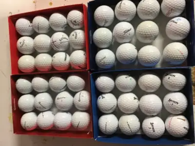 Golf balls for sale. Callaway, Titleist, Taylormade, Srixon and more. No scuffs, cuts or “smiles”. W...