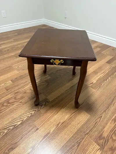 Square Wooden End Table, View more